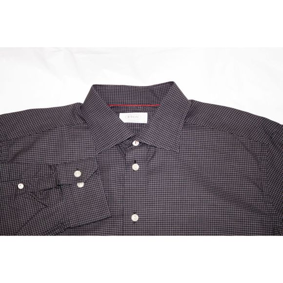 ETON Contemporary Long Sleeve Button Front Shirt - Picture 2 of 7